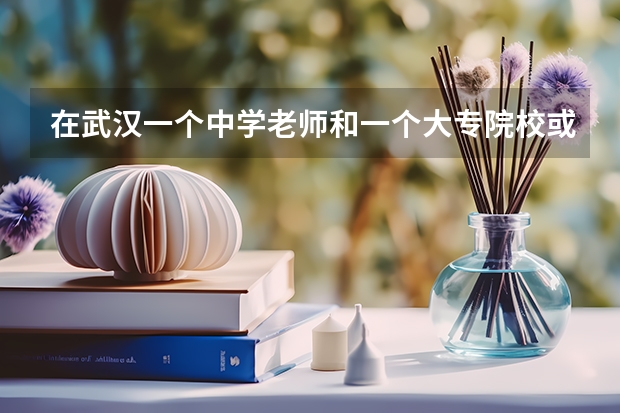 在武汉一个中学老师和一个大专院校或者二本院校老师的比较 普通二本大学老师工资