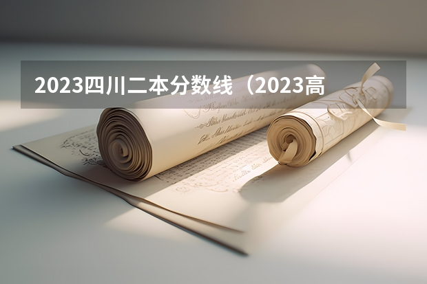 2023四川二本分数线（2023高考四川二本院校分数线）