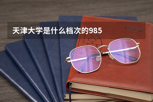 天津大学是什么档次的985