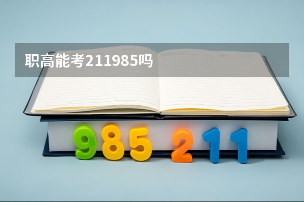 职高能考211.985吗
