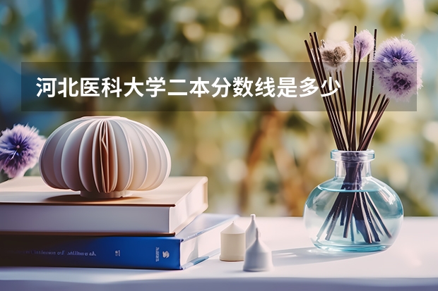 河北医科大学二本分数线是多少