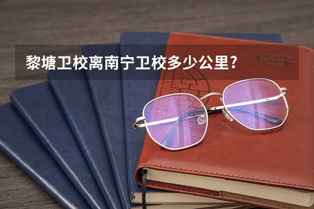 黎塘卫校离南宁卫校多少公里?