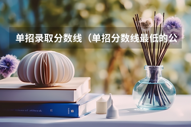 单招录取分数线（单招分数线最低的公历学校）