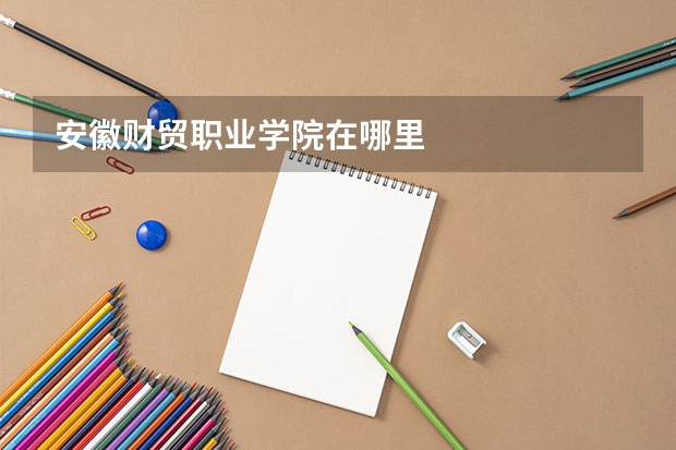 安徽财贸职业学院在哪里