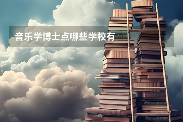 音乐学博士点哪些学校有