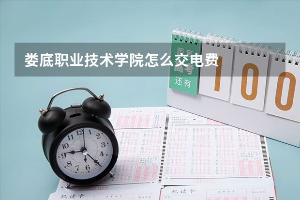 娄底职业技术学院怎么交电费