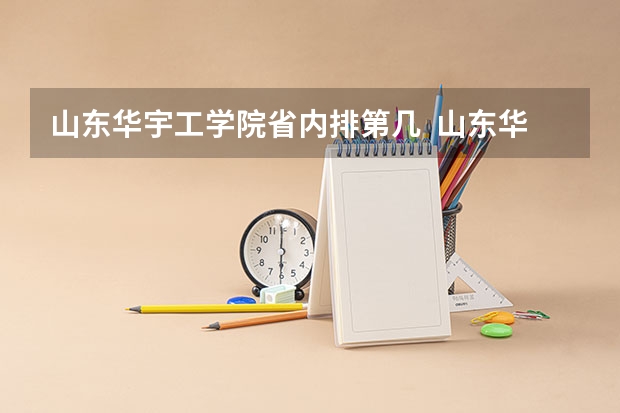 山东华宇工学院省内排第几  山东华宇工学院王牌专业是哪些