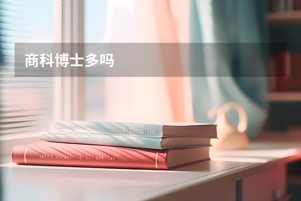 商科博士多吗