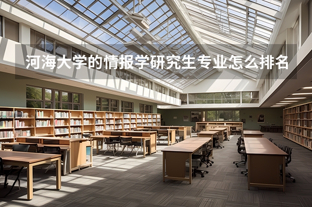 河海大学的情报学研究生专业怎么排名这么差啊