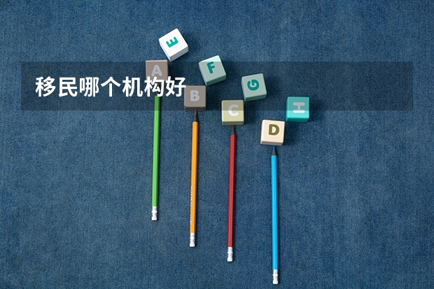 移民哪个机构好