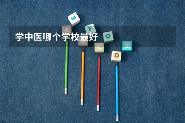 学中医哪个学校最好