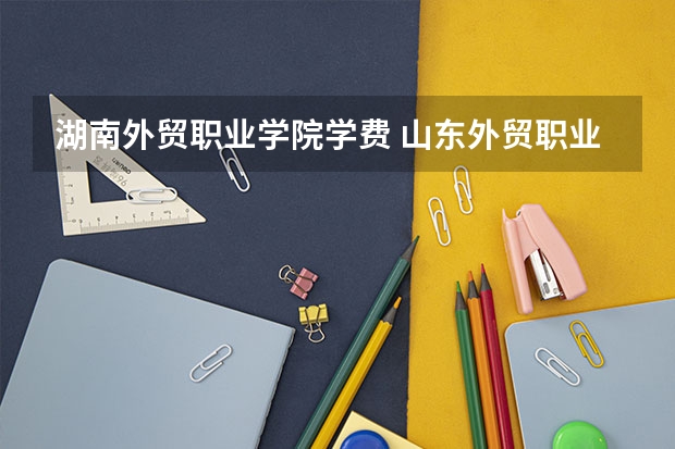 湖南外贸职业学院学费 山东外贸职业学院学费