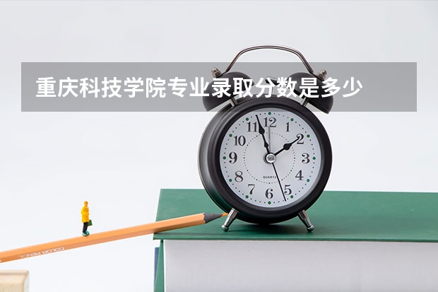 重庆科技学院专业录取分数是多少
