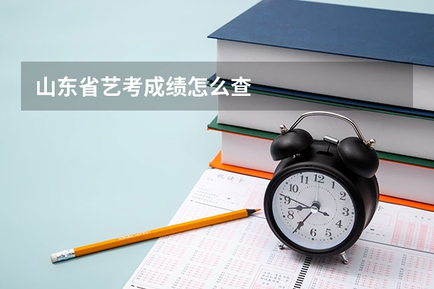 山东省艺考成绩怎么查