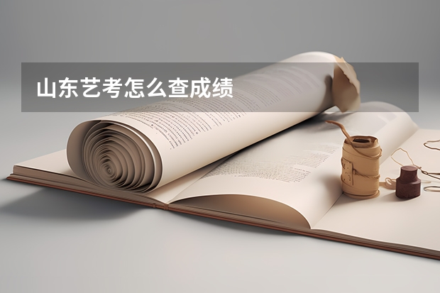 山东艺考怎么查成绩