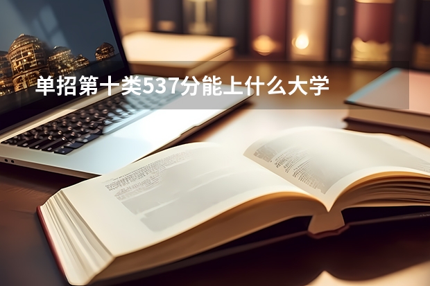 单招第十类537分能上什么大学