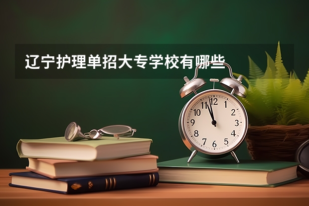 辽宁护理单招大专学校有哪些
