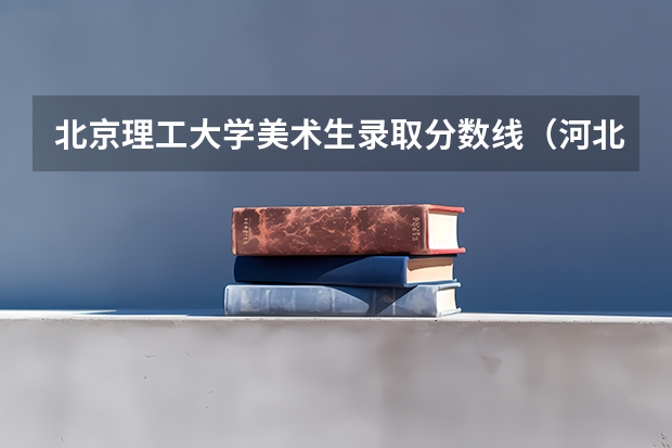 北京理工大学美术生录取分数线（河北美术学院单招分数线）