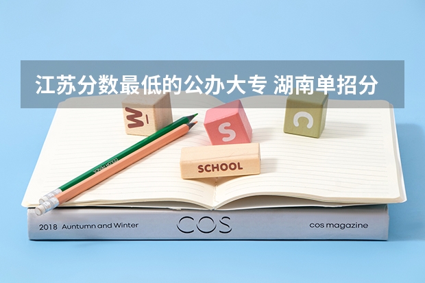 江苏分数最低的公办大专 湖南单招分数最低的公办学校