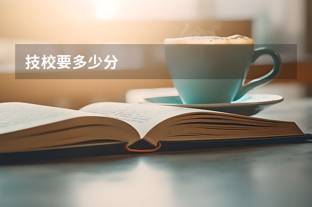 技校要多少分