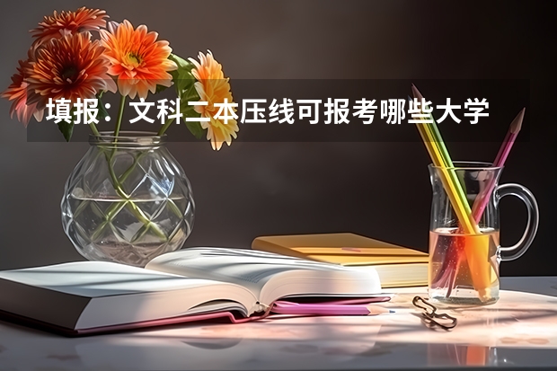 填报：文科二本压线可报考哪些大学