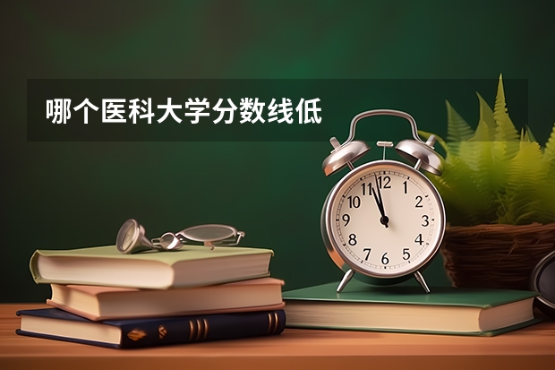 哪个医科大学分数线低