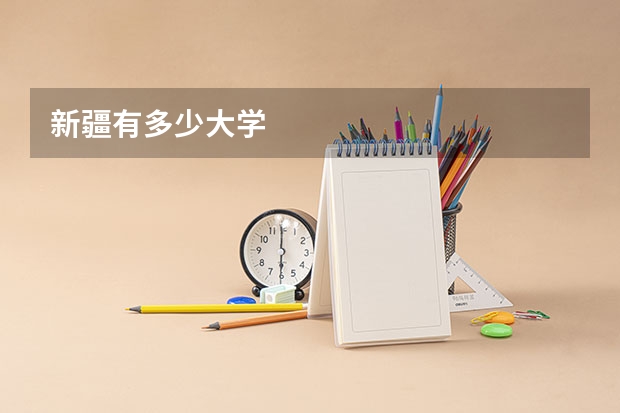 新疆有多少大学