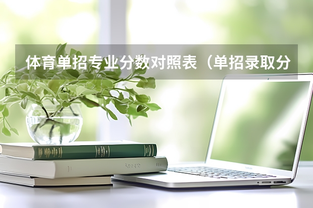 体育单招专业分数对照表（单招录取分数线）